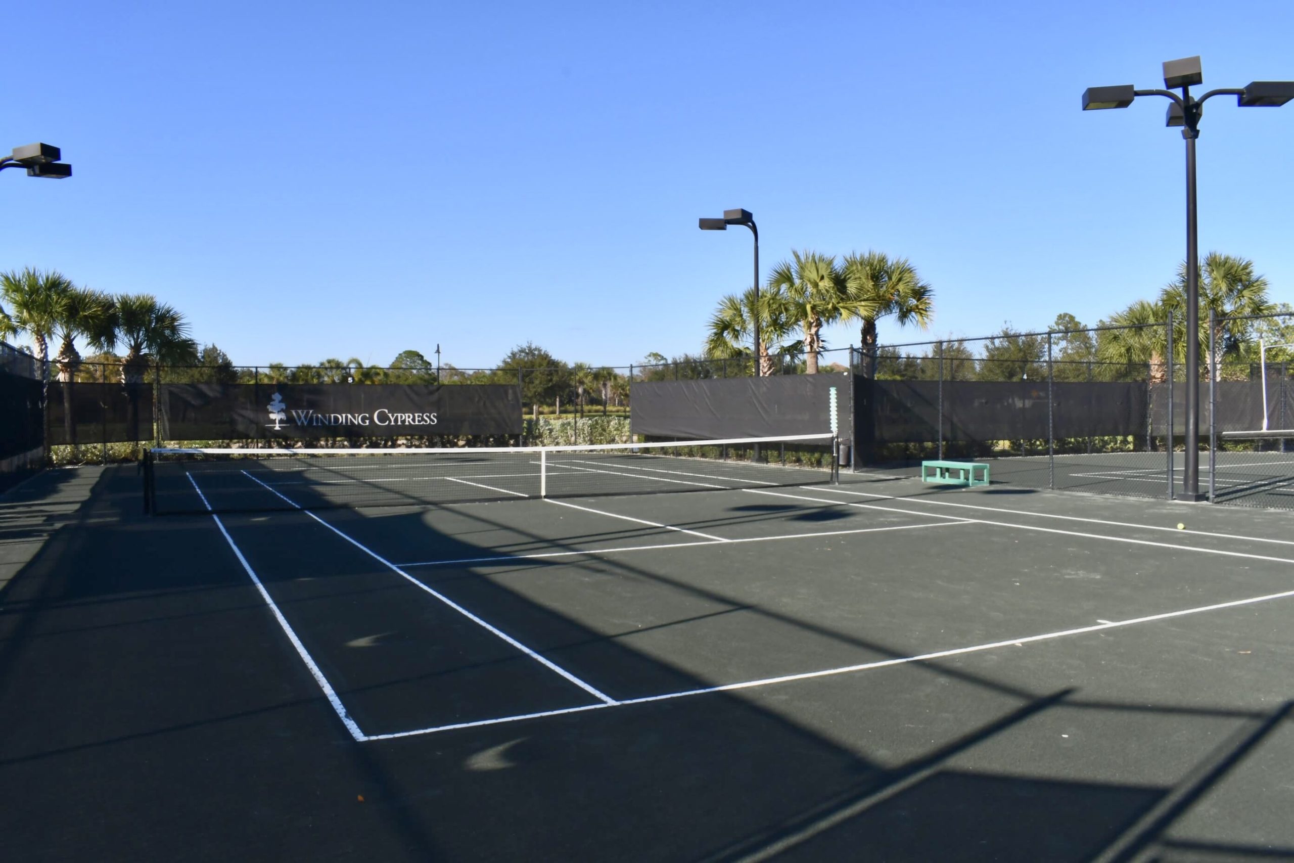 There are 5 Har-Tru Tennis Courts in Winding Cypress